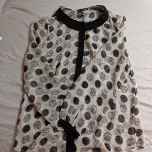 3/$15 Pure Sugar Sheer Polka Dot Blouse
